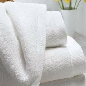 Pack 5 serviettes 50x90cm - couleurs Blanche – Image 1