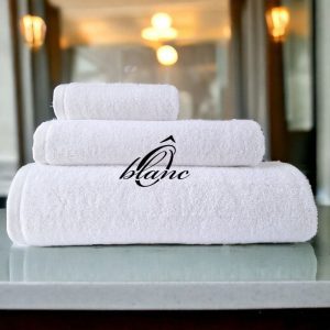 Pack Serviette de Bain - Blanc 600gsm – Image 2