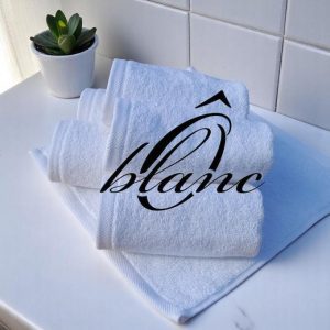 Lot de 12 Serviettes - Blanc 700gsm – Image 1