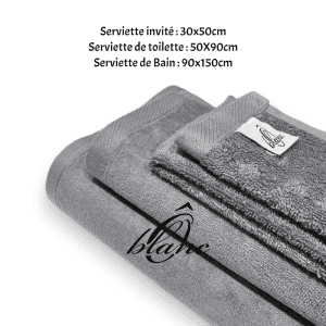 Pack Serviette Velours - Gris – Image 3